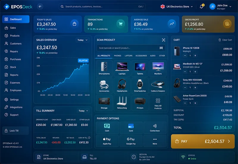 Retail Billing Dashboard